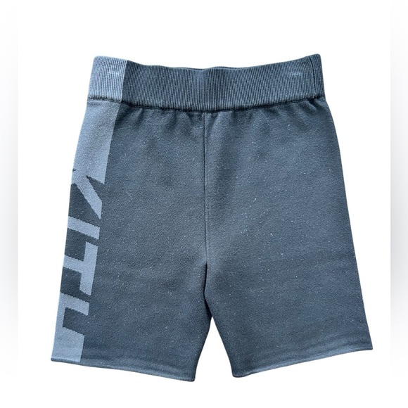 Kith Haley Biker shorts size XS Knit Athleisure Black Gray - Picture 4 of 8